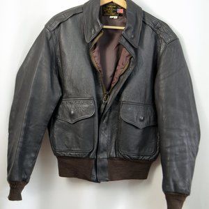 VTG Flight Suits Authentic Goatskin A-2 Flight Jac